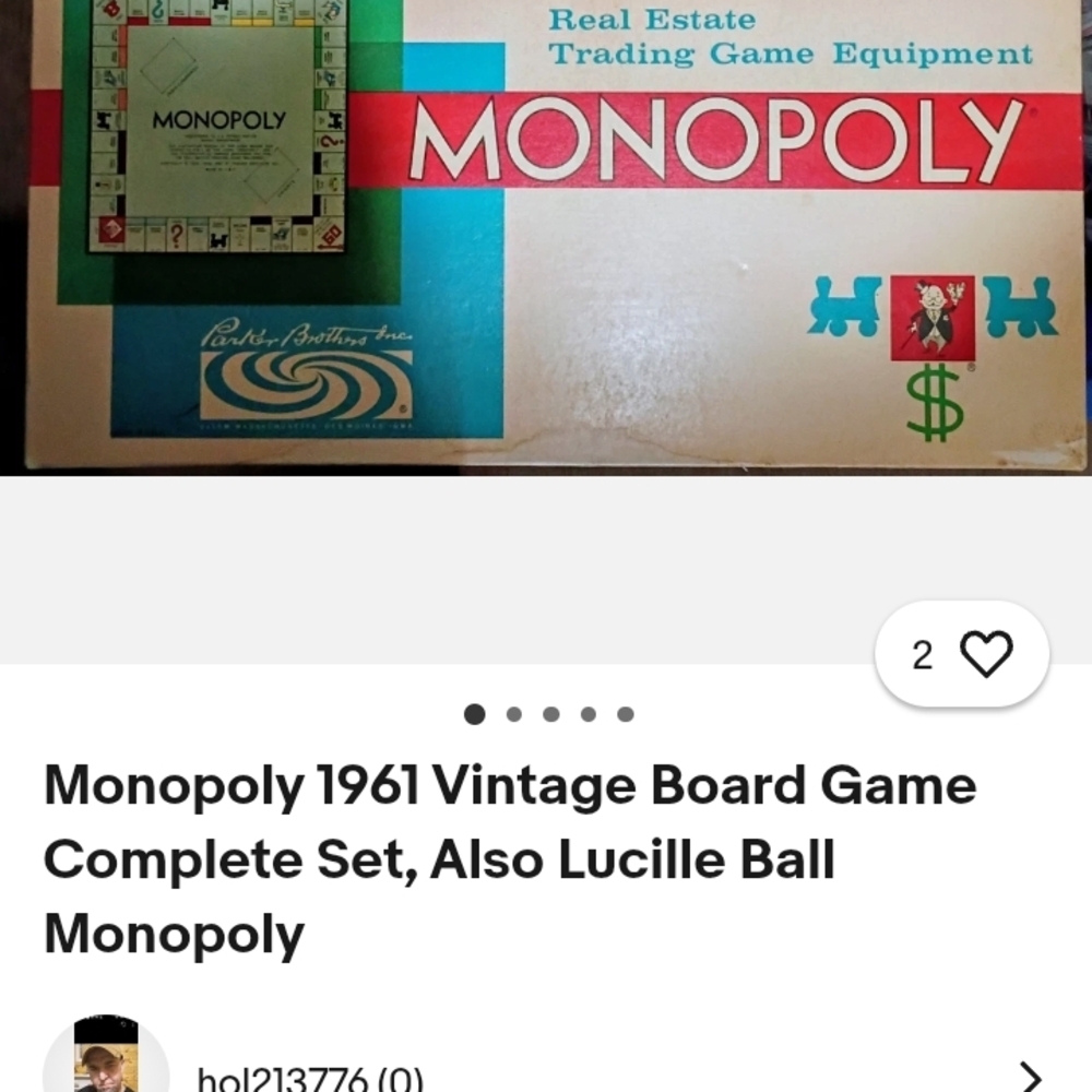 Classic 1961 Edition Board Game